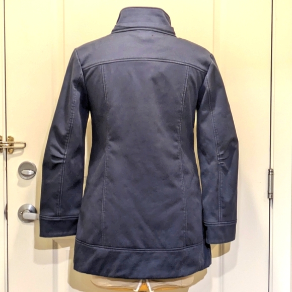 Mia Melon XL Navy Blue Barn Coat - Picture 5 of 7